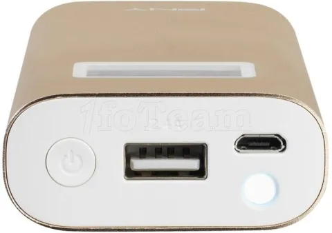 Photo de Batterie USB portable PNY PowerPack AD5200 - 5200 mAh pour tablettes/smartphones (Or)