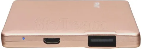 Photo de Batterie USB portable PNY PowerPack ALU 2500 - 2500 mAh pour tablettes/smartphones (Rose)