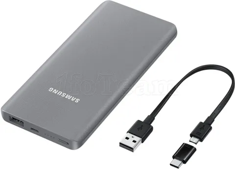 Photo de Batterie USB portable Samsung EB-P3020 5000mAh pour smartphones (Gris)