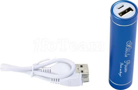 Photo de Batterie USB portable Small Foot 2000mAh pour tablettes/smartphones (Bleu)