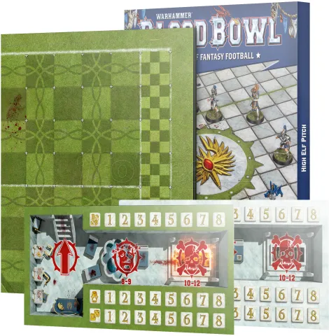 Photo de Blood Bowl - Haut Elfes Pitch and Dugouts