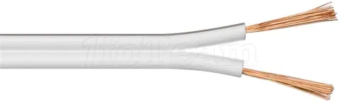 Photo de Bobine de câble haut-parleur Goobay 2x 1,5 mm² 100m (Blanc)