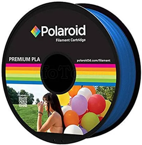 Photo de Bobine de Filament PLA Polaroid Premium 1,75mm - 1Kg (Bleu)