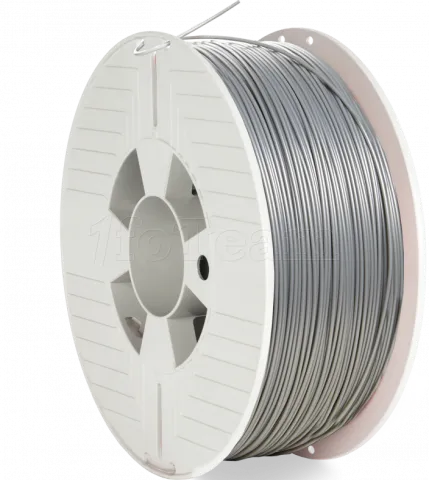 Photo de Bobine de Filament PLA Verbatim 1,75 mm - 1 Kg (Gris)