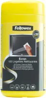 Photo de Boite Fellowes de 100 lingettes nettoyantes pour ecran LCD, LED et Plasma