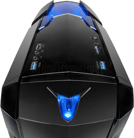 Photo de Boitier ATX Inter-TEch Q2 Illuminator (Noir/Bleu)