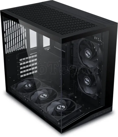 Photo de Boitier Cube ATX Lian-Li O11 Dynamic Mini Flow V2 avec panneau vitré (Noir)