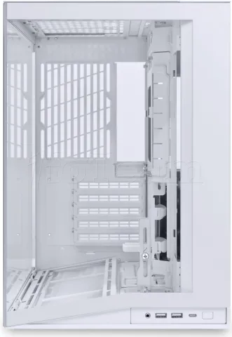 Photo de Boitier Cube ATX Lian-Li O11 Dynamic Mini V2 avec panneaux vitrés (Blanc)
