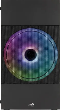 Photo de Boitier Cube Micro ATX AeroCool Atomic Lite RGB avec panneau vitré (Noir)