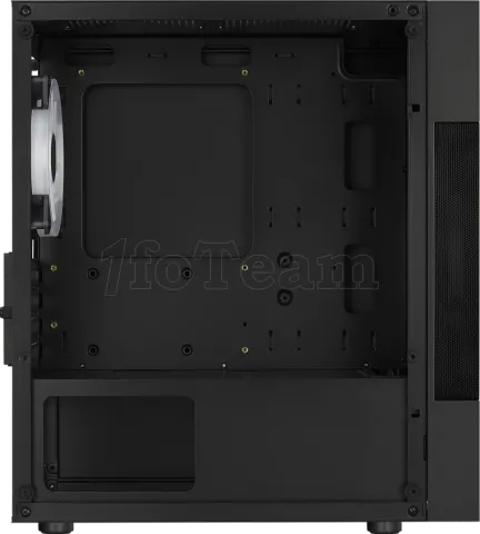 Photo de Boitier Cube Micro ATX AeroCool Atomic Lite RGB avec panneau vitré (Noir)