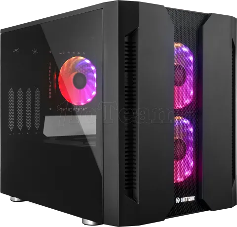 Photo de Boitier Cube Micro ATX Chieftec Chieftronic M2 RGB avec panneaux vitrés (Noir)