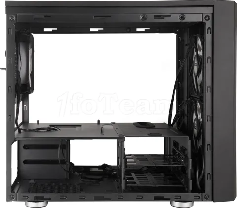 Photo de Boitier Cube Micro ATX Chieftec Chieftronic M2 RGB avec panneaux vitrés (Noir)