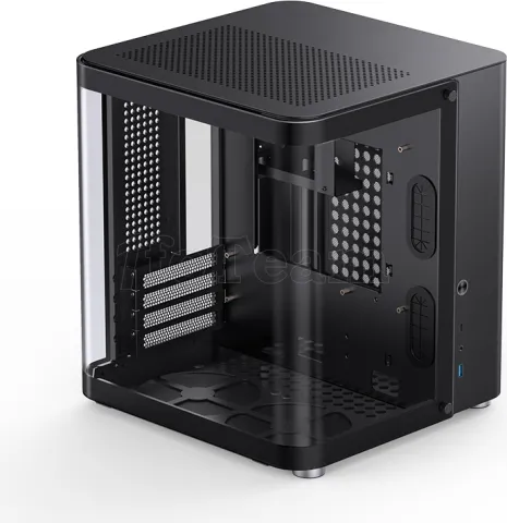 Photo de Boitier Cube Micro ATX Jonsbo TK-1 2.0 avec panneau vitré (Noir)