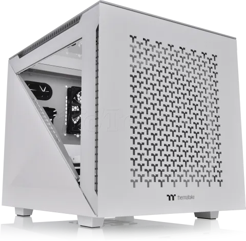 Photo de Boitier Cube Micro ATX Thermaltake Divider 200 TG Air (Blanc)