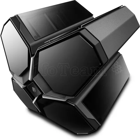 Photo de Boitier E-ATX Deepcool Quadstellar RGB avec panneaux vitrés (Noir)