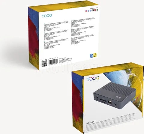 Photo de Boitier externe avec HUB USB-C 10 en 1 Tooq TQE-2242G - NVMe M.2 Type 2280 (Noir)