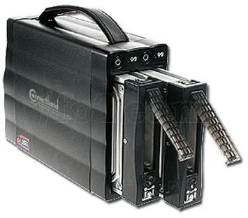 Photo de Boitier Externe Connectland Dual Serial ATA (2 HDD) vers E-SATA - 3"1/2