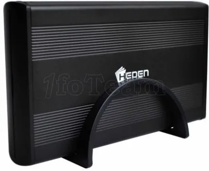 Photo de Boitier externe Heden BEHED35V3U2 USB 2.0 - 3"1/2 S-ATA ou IDE Alu