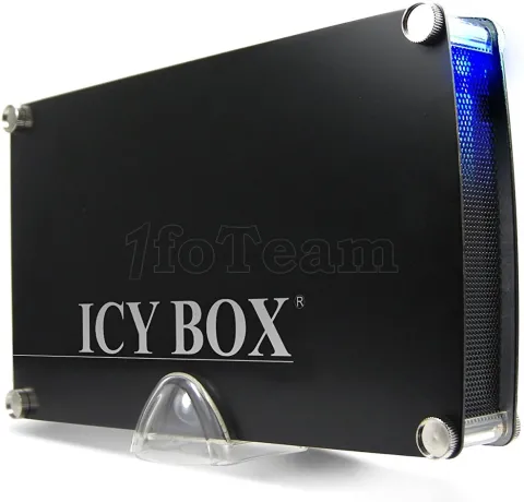 Photo de Boitier externe Icy Box IB-351AStU-B USB 3.0 - 3"1/2 S-ATA ou IDE (Noir)