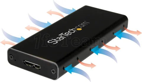 Photo de Boitier externe pour SSD M.2 StarTech USB-C (Noir)
