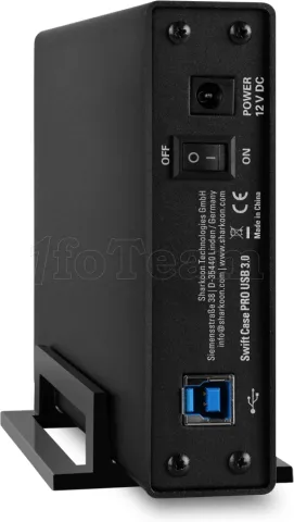 Photo de Boitier externe Sharkoon Swift Case Pro USB 3.0 - 3"1/2 S-ATA (Noir)