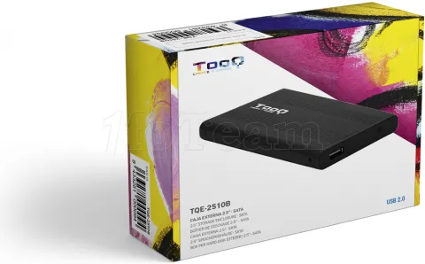 Photo de Boitier externe USB 2.0 TooQ TQE-2510 - S-ATA 2,5" (Noir)