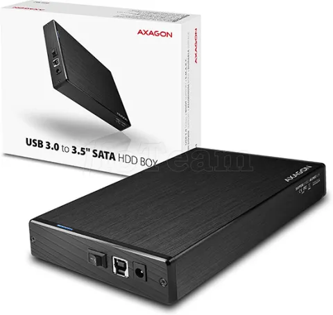Photo de Boitier externe USB 3.0 Axagon Aline EE35-XA3 - S-ATA 3,5" (Noir)
