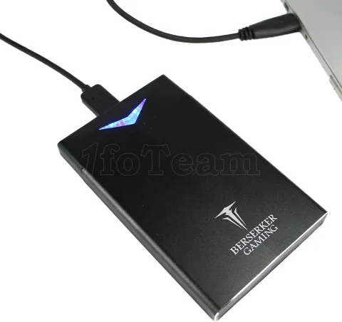 Photo de Boitier externe USB 3.0 Berserker Gaming Geirroed - S-ATA 2,5" (Noir)