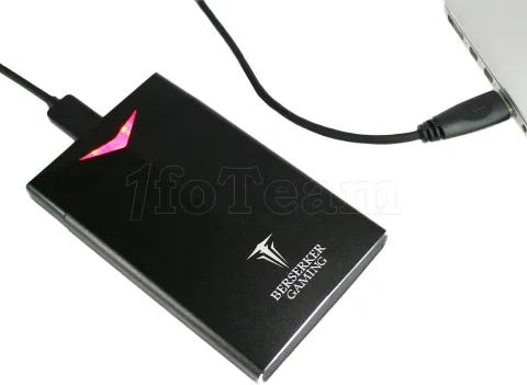 Photo de Boitier externe USB 3.0 Berserker Gaming Geirroed - S-ATA 2,5" (Noir)