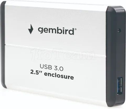 Photo de Boitier externe USB 3.0 Gembird EE2-U3S-2-S 2"1/2 SATA (Argent)