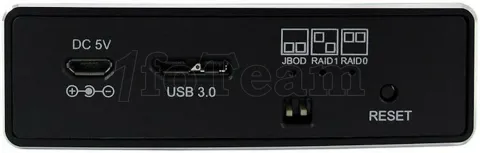 Photo de Boitier externe USB 3.0 LC Power LC-225U3-RAID - 2x S-ATA 2,5" (Noir)