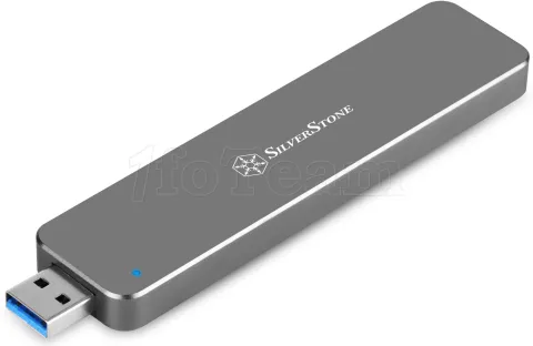 Photo de Boitier externe USB 3.0 Silverstone MS09 - S-ATA M.2 (Argent)