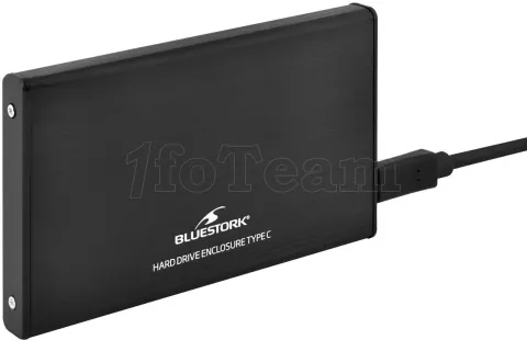 Photo de Boitier externe USB 3.1 Bluestork Super Speed Box - S-ATA 2,5" (Noir)