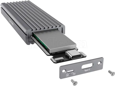 Photo de Boitier externe USB 3.1 Icy Box IB-1817M-C31 - NVMe M.2 (Gris)