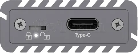 Photo de Boitier externe USB 3.1 Icy Box IB-1817M-C31 - NVMe M.2 (Gris)