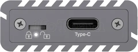 Photo de Boitier externe USB 3.1 Icy Box IB-1817M-C31 - NVMe M.2 Type 2280 (Gris)