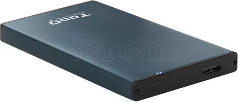 Photo de Boitier externe USB 3.1 TooQ TQE-2527 - S-ATA 2,5" (Bleu)