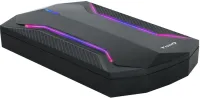 Photo de Boitier externe USB 3.1 TooQ TQE-2599 RGB - S-ATA 2,5" (Noir)