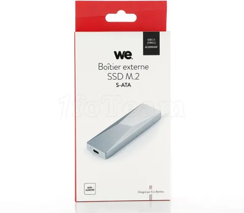 Photo de Boitier externe USB 3.1 We - S-ATA M.2 (Argent)