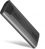 Photo de Boitier externe USB 3.2 Axagon EEM2-GTS2 - S-ATA/NVMe M.2 Type 2280 (Argent)