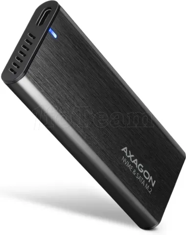 Photo de Boitier externe USB 3.2 Axagon EEM2-SB2 - S-ATA/NVMe M.2 Type 2280 (Noir)