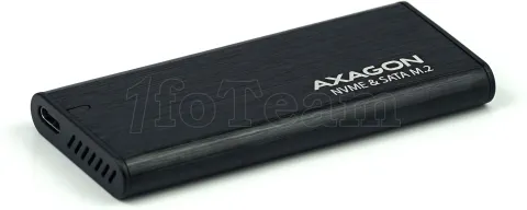 Photo de Boitier externe USB 3.2 Axagon EEM2-SB2 - S-ATA/NVMe M.2 Type 2280 (Noir)