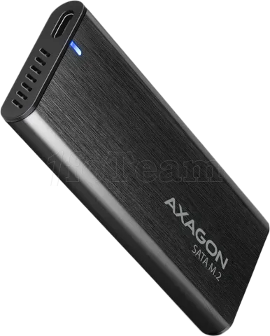 Photo de Boitier externe USB 3.2 Axagon EEM2-SBC - S-ATA M.2 Type 2280 (Noir)