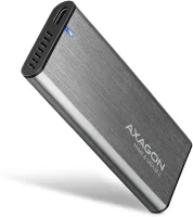 Photo de Boitier externe USB 3.2 Axagon EEM2-SG2 - S-ATA/NVMe M.2 Type 2280 (Argent)