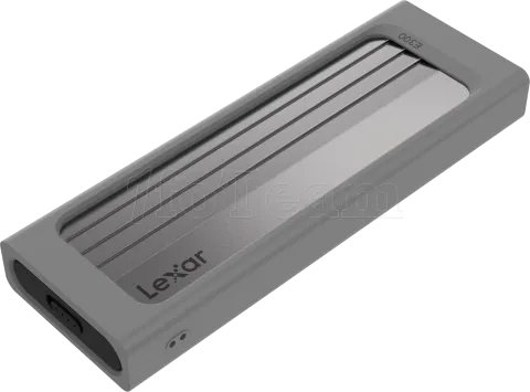 Photo de Boitier externe USB 3.2 Lexar E300 - NVMe M.2 Type 2280 (Argent)