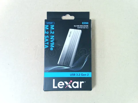 Photo de Boitier externe USB 3.2 Lexar E350 - S-ATA/NVMe M.2 Type 2280 (Argent) - ID 223653