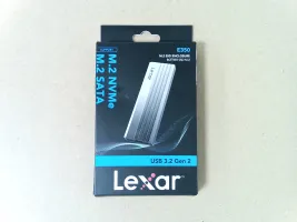 Photo de Boitier externe USB 3.2 Lexar E350 - S-ATA/NVMe M.2 Type 2280 (Argent) - ID 223653