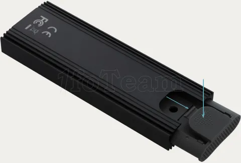 Photo de Boitier externe USB-C 3.1 Tooq Code - NVMe M.2 Type 2280 (Noir)