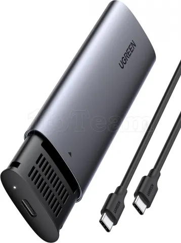 Photo de Boitier externe USB-C 3.1 Ugreen - NVMe M.2 Type 2280 (Gris)