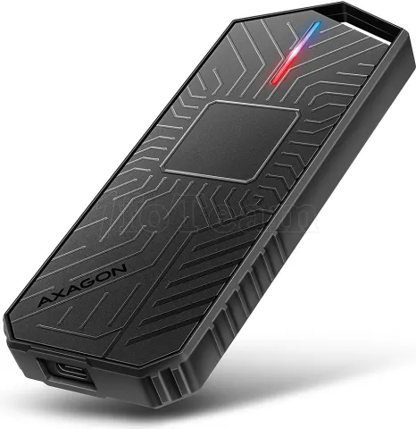 Photo de Boitier externe USB-C 3.2 Axagon EEM2-GAM - S-ATA/NVMe M.2 Type 2280 (Noir)